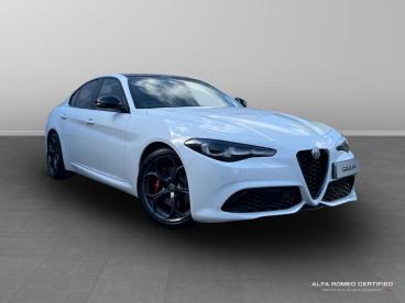 ALFA ROMEO CERTIFIED Alfa Romeo Giulia 2.0t Tributo Italiano Auto Euro 6 (s/s) 4dr Used Car - Saloon Petrol White - Colchester - 510174_1