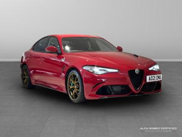 ALFA ROMEO CERTIFIED Alfa Romeo Giulia 2.9 V6 Bi-turbo Quadrifoglio Auto Euro 6 (s/s) 4dr Used Car - Saloon Petrol Red - Slough - 530072_1