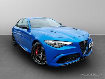ALFA ROMEO CERTIFIED Alfa Romeo Giulia 2.9 V6 Bi-turbo Quadrifoglio Auto Euro 6 (s/s) 4dr Used Car - Saloon Petrol Blue - Kidlington - 553574_1
