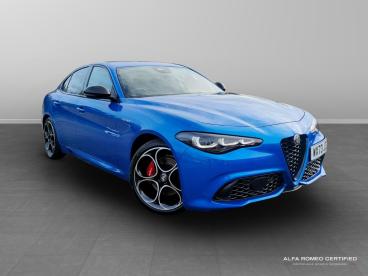 ALFA ROMEO CERTIFIED Alfa Romeo Giulia 2.0t Veloce Auto Euro 6 (s/s) 4dr Used Car - Saloon Petrol Blue - Kidlington - 554430_1