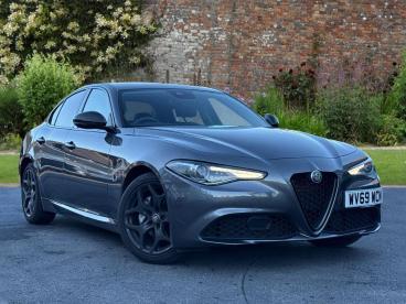ALFA ROMEO CERTIFIED Alfa Romeo Giulia 2.0t Nero Edizione Auto Euro 6 (s/s) 4dr Used Car - Saloon Petrol Grey - Swansea - 556500_1