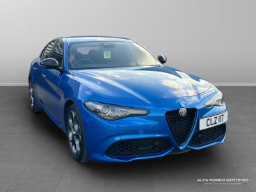 ALFA ROMEO CERTIFIED Alfa Romeo Giulia 2.0t Veloce Auto Euro 6 (s/s) 4dr Used Car - Saloon Petrol Blue - Swindon - 569354_1
