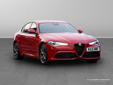 ALFA ROMEO CERTIFIED Alfa Romeo Giulia 2.0t Veloce Auto Euro 6 (s/s) 4dr Used Car - Saloon Petrol Red - Nuneaton - 569992_1