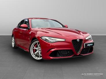 ALFA ROMEO CERTIFIED Alfa Romeo Giulia 2.9 V6 Bi-turbo Quadrifoglio Auto Euro 6 (s/s) 4dr Used Car - Saloon Petrol Red - Salford - 581133_1
