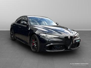 ALFA ROMEO CERTIFIED Alfa Romeo Giulia 2.9 V6 Bi-turbo Quadrifoglio Auto Euro 6 (s/s) 4dr Used Car - Saloon Petrol Black - Swindon - 585509_1