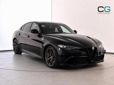 SPOTICAR Alfa Romeo Giulia 2.9 V6 Bi-turbo Quadrifoglio Auto Euro 6 (s/s) 4dr Used Car - Saloon Petrol Black - Croxdale - 1200640887_1