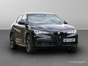 ALFA ROMEO CERTIFIED Alfa Romeo Stelvio 2.0t Veloce Auto Q4 Awd Euro 6 (s/s) 5dr Used Car - Suv Petrol Black - Nuneaton - 530609_1