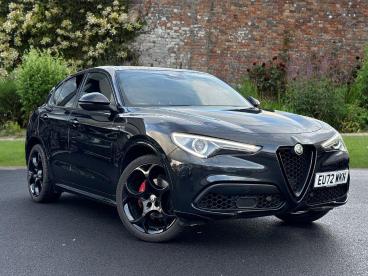 ALFA ROMEO CERTIFIED Alfa Romeo Stelvio 2.0 Turbo 280 Veloce Ti 5dr Auto Used Car - Suv Petrol Black - Swansea - 553430_1