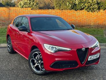 SPOTICAR Alfa Romeo Stelvio 2.0t Veloce Auto Q4 Awd Euro 6 (s/s) 5dr Used Car - Suv Petrol Red - Hemel Hempstead - 800555826_1