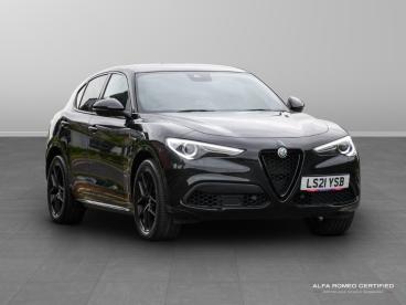 ALFA ROMEO CERTIFIED Alfa Romeo Stelvio 2.0t Veloce Auto Q4 Awd Euro 6 (s/s) 5dr Used Car - Suv Petrol Black - Nuneaton - 556018_1