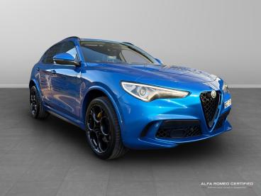 ALFA ROMEO CERTIFIED Alfa Romeo Stelvio 2.9 V6 Bi-turbo Quadrifoglio Auto Q4 Awd Euro 6 (s Used Car - Suv Petrol Blue - Leicester - 582763_1