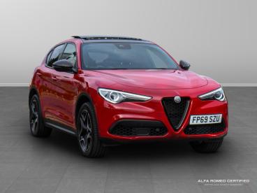 SPOTICAR Alfa Romeo Stelvio 2.0t Ti Auto Q4 Awd Euro 6 (s/s) 5dr Used Car - Suv Petrol Red - Nuneaton - 800586009_1