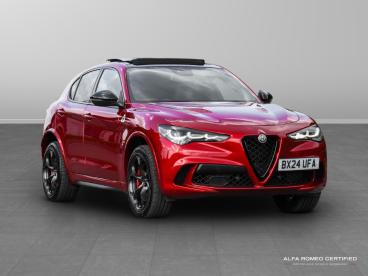ALFA ROMEO CERTIFIED Alfa Romeo Stelvio 2.9 V6 Bi-turbo Quadrifoglio Auto Q4 Awd Euro 6 (s Used Car - Suv Petrol Red - Nuneaton - 594596_1