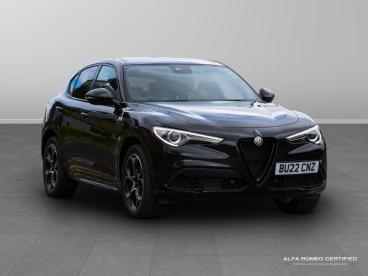 ALFA ROMEO CERTIFIED Alfa Romeo Stelvio 2.0t Veloce Auto Q4 Awd Euro 6 (s/s) 5dr Used Car - Suv Petrol Black - Nuneaton - 603308_1