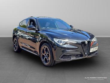 ALFA ROMEO CERTIFIED Alfa Romeo Stelvio 2.0t Veloce Auto Q4 Awd Euro 6 (s/s) 5dr Used Car - Suv Petrol Black - Leicester - 606916_1