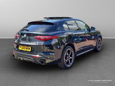 ALFA ROMEO CERTIFIED Alfa Romeo Stelvio 2.0t Veloce Auto Q4 Awd Euro 6 (s/s) 5dr Used Car - Suv Petrol Black - Leicester - 606916_3