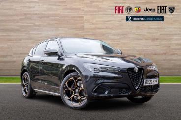 ALFA ROMEO CERTIFIED Alfa Romeo Stelvio 2.0t Intensa Auto Q4 Awd Euro 6 (s/s) 5dr Used Car - Suv Petrol Black - Nuneaton - 618665_1
