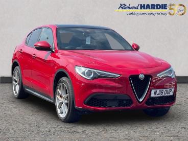 SPOTICAR Alfa Romeo Stelvio 2.0t Milano Edizione Auto Q4 Awd Euro 6 (s/s) 5dr Used Car - Suv Petrol Red - Ashington - 1200619604_1