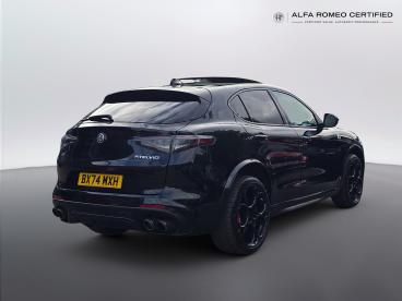 ALFA ROMEO CERTIFIED Alfa Romeo Stelvio 2.9 V6 Bi-turbo Quadrifoglio Auto Q4 Awd Euro 6 (s Used Car - Suv Petrol Black - Leicester - 638178_3