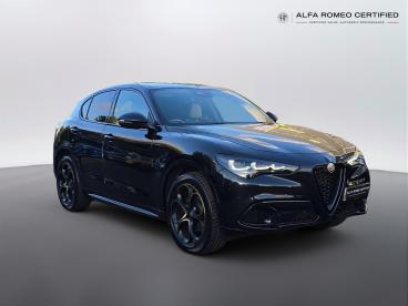 ALFA ROMEO CERTIFIED Alfa Romeo Stelvio 2.0t Intensa Auto Q4 Awd Euro 6 (s/s) 5dr Used Car - Suv Petrol Black - Leicester - 641872_1