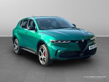 ALFA ROMEO CERTIFIED Alfa Romeo Tonale 1.3 Vgt 15.5kwh Veloce Auto Q4 Awd Euro 6 5dr Used Car - Suv Plug-in Hybrid Green - Swindon - 532961_1