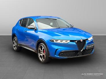 SPOTICAR Alfa Romeo Tonale 1.5 Vgt Mhev Veloce Dct Euro 6 5dr Used Car - Suv Hybrid Blue - Leicester - 800576743_1