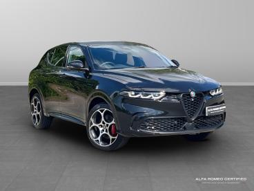 ALFA ROMEO CERTIFIED Alfa Romeo Tonale 1.3 Vgt 15.5kwh Veloce Auto Q4 Awd Euro 6 5dr Used Car - Suv Plug-in Hybrid Black - Colchester - 591693_1