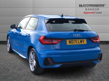 SPOTICAR Audi A1 1.0 Tfsi 30 S Line Sportback Euro 6 (s/s) 5dr Used Car - City Car Petrol Blue - Bangor - 1200537757_2