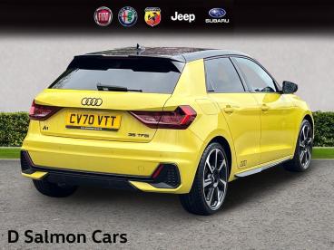 SPOTICAR Audi A1 1.5 Tfsi 35 S Line Style Edition Sportback S Troni Used Car - City Car Petrol Yellow - Colchester - 1200586570_5
