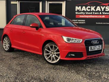 SPOTICAR Audi A1 1.4 Tfsi S Line Sportback Euro 6 (s/s) 5dr Used Car - City Car Petrol Red - Inverness - 1200588355_1