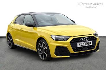 SPOTICAR Audi A1 1.0 Tfsi 25 Black Edition Sportback Euro 6 (s/s) 5 Used Car - City Car Petrol Yellow - Castleford - 1200594199_1