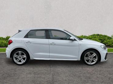 SPOTICAR Audi A1 1.0 Tfsi 30 S Line Sportback S Tronic Euro 6 (s/s) Used Car - City Car Petrol White - Ashford - 1200600099_5