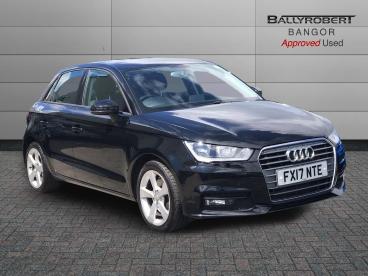 SPOTICAR Audi A1 1.4 Tfsi Sport Sportback Euro 6 (s/s) 5dr Used Car - City Car Petrol Black - Bangor - 1200602138_1