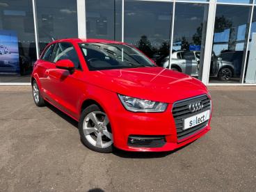 SPOTICAR Audi A1 1.6 Tdi Sport Euro 6 (s/s) 3dr (nav) Used Car - City Car Diesel Red - Boston - 1200618977_1