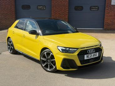 SPOTICAR Audi A1 1.5 Tfsi 35 Black Edition Sportback S Tronic Euro Used Car - City Car Petrol Yellow - Billinghay - 1200640434_1