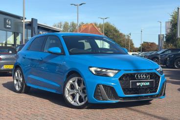 SPOTICAR Audi A1 1.0 Tfsi 30 S Line Sportback S Tronic Euro 6 (s/s) Used Car - City Car Petrol Blue - Worthing - 1200641445_1