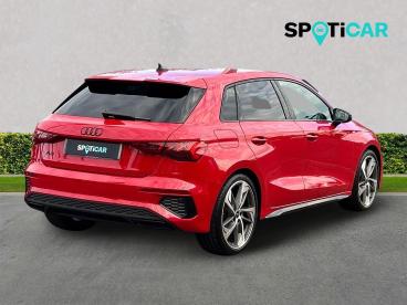 SPOTICAR Audi A3 1.5 Tfsi 35 Black Edition Sportback S Tronic Euro Used Car - Saloon Petrol Red - Dumfries - 1200549613_3
