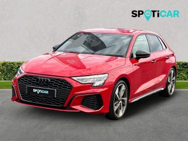 SPOTICAR Audi A3 1.5 Tfsi 35 Black Edition Sportback S Tronic Euro Used Car - Saloon Petrol Red - Dumfries - 1200549613_4