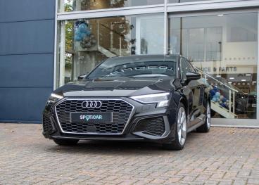 SPOTICAR Audi A3 2.0 Tdi 35 S Line S Tronic Euro 6 (s/s) 4dr Used Car - Saloon Diesel Black - Aldershot - 1200549643_3