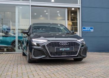 SPOTICAR Audi A3 2.0 Tdi 35 S Line S Tronic Euro 6 (s/s) 4dr Used Car - Saloon Diesel Black - Aldershot - 1200549643_5