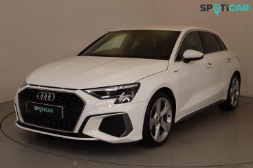SPOTICAR Audi A3 1.0 Tfsi 30 S Line Sportback Euro 6 (s/s) 5dr Used Car - Saloon Petrol White - Wellingborough - 1200552069_3
