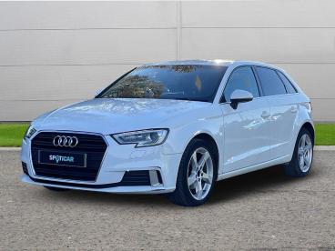 SPOTICAR Audi A3 1.6 Tdi Sport Sportback Euro 6 (s/s) 5dr Used Car - Saloon Diesel White - Selby - 1200553225_3