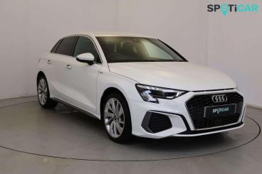 SPOTICAR Audi A3 1.4 Tfsie 40 S Line Sportback S Tronic Euro 6 (s/s Used Car - Saloon Plug-in Hybrid White - Wellingborough - 1200558578_1