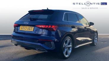 SPOTICAR Audi A3 1.5 Tfsi 35 S Line Sportback S Tronic Euro 6 (s/s) Used Car - Saloon Petrol Blue - Walton On Thames - 1200567170_4