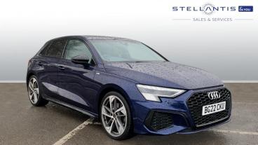 SPOTICAR Audi A3 2.0 Tdi 35 Edition 1 Sportback S Tronic Euro 6 (s/ Used Car - Saloon Diesel Blue - Newport - 1200576121_1