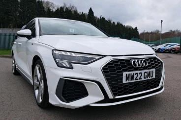 SPOTICAR Audi A3 1.5 Tfsi 35 S Line S Tronic Euro 6 (s/s) 4dr Used Car - Saloon Petrol White - Telford - 1200582897_5