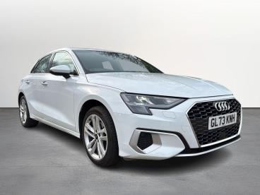 SPOTICAR Audi A3 1.0 Tfsi 30 Sport Sportback Euro 6 (s/s) 5dr Used Car - Saloon Petrol White - Letchworth - 1200585745_1