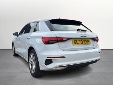 SPOTICAR Audi A3 1.0 Tfsi 30 Sport Sportback Euro 6 (s/s) 5dr Used Car - Saloon Petrol White - Letchworth - 1200585745_3
