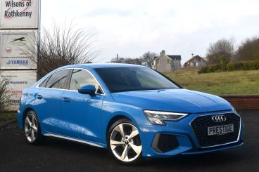 SPOTICAR Audi A3 1.5 Tfsi 35 S Line Euro 6 (s/s) 4dr Used Car - Saloon Petrol Blue - Ballymena County Antrim - 1200588420_1
