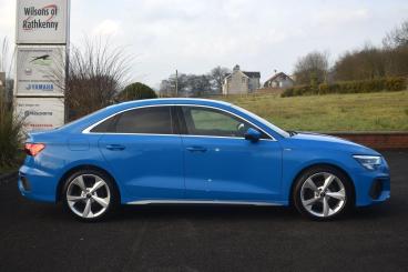 SPOTICAR Audi A3 1.5 Tfsi 35 S Line Euro 6 (s/s) 4dr Used Car - Saloon Petrol Blue - Ballymena County Antrim - 1200588420_3
